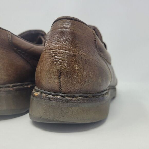 Mephisto Shoes Mens 13 Brown Leather Oxford Textured - Picture 9 of 10